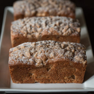 Apple Mini Cake with Crumb Topping