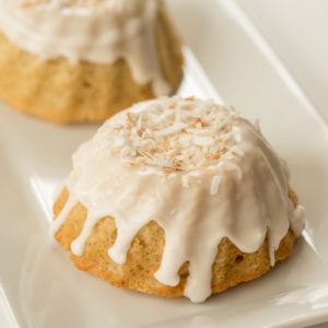 Coconut Cardamom Mini Cake