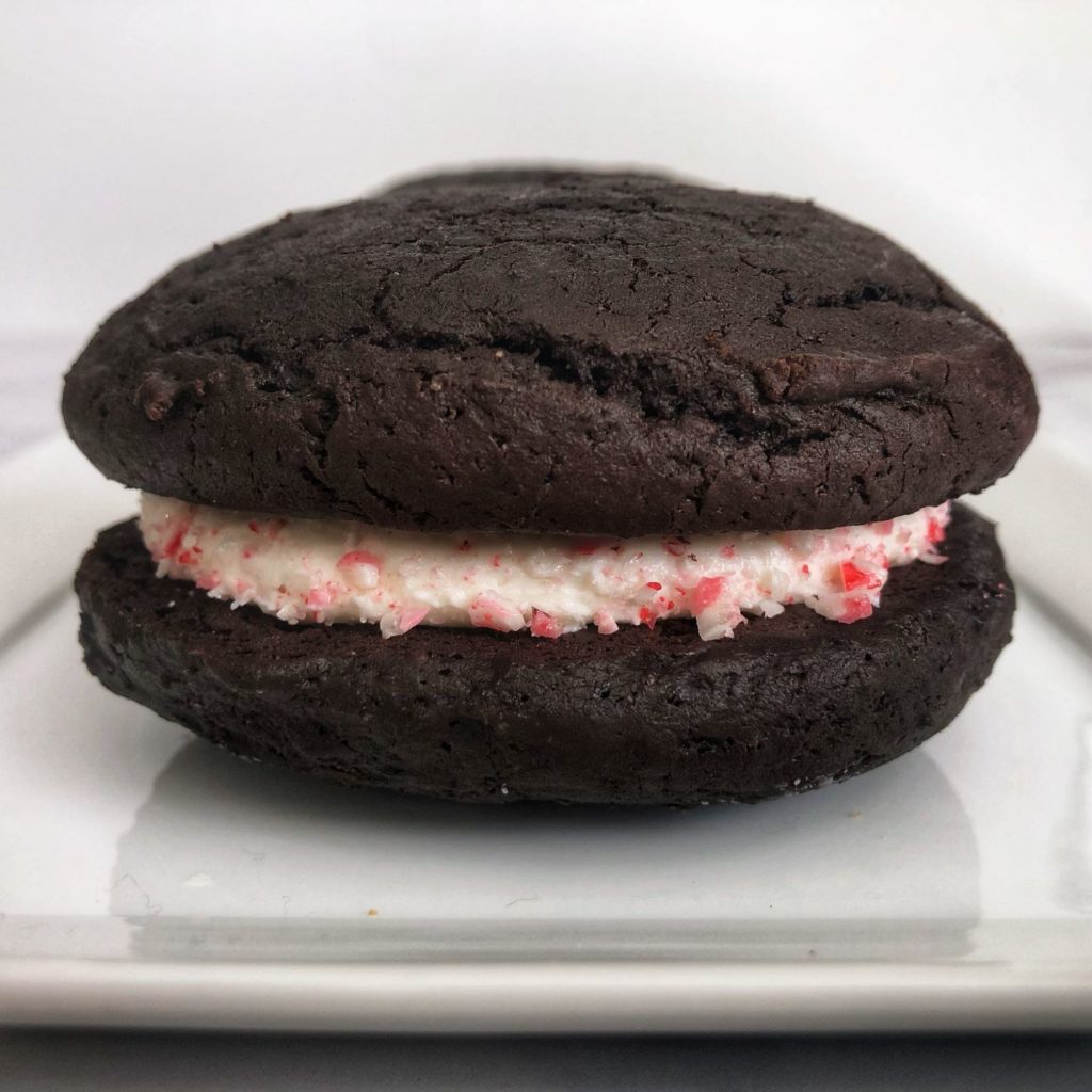 Chocolate Peppermint Whoopie Pie